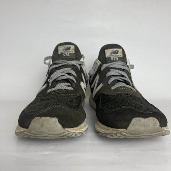 New Balance Mens 574 Sport Olive Green Suede Shoes Sneakers Size 10 D MS574BM - Picture 3 of 8